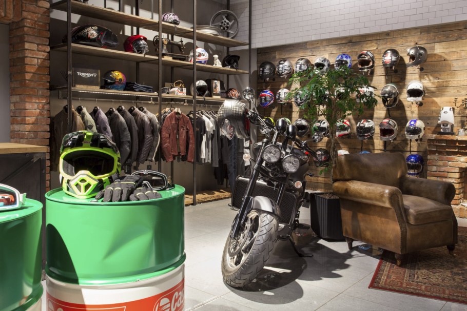 Кафе в стиле байкеров