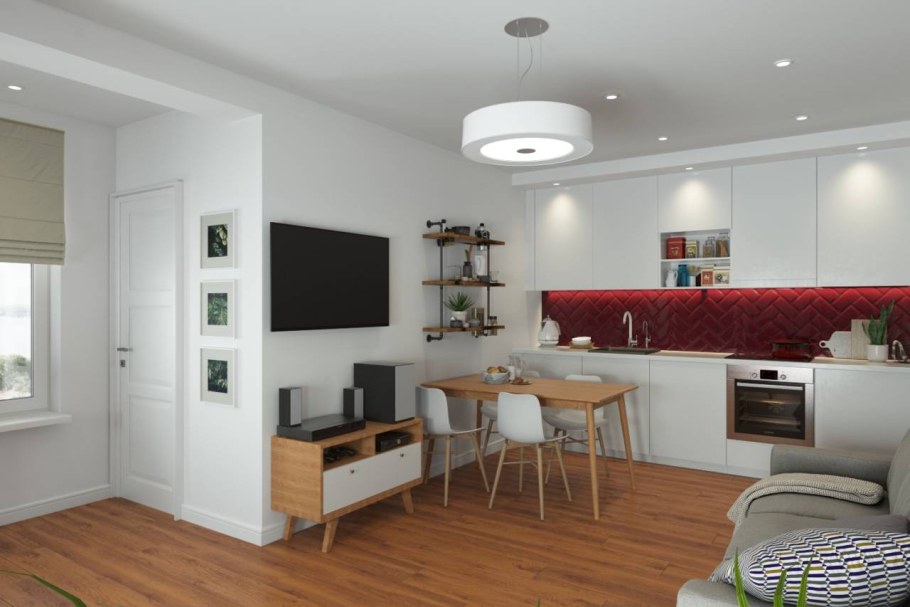 Отделка квартиры студии под ключ