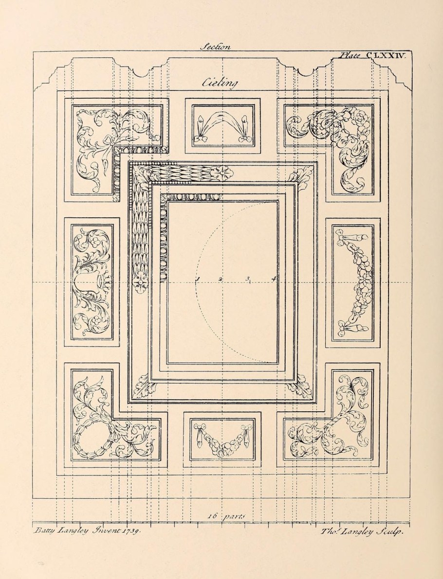 План потолков пример
