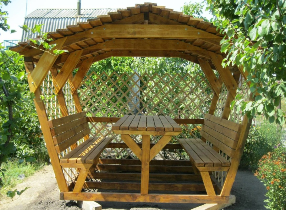 Беседки из дерева