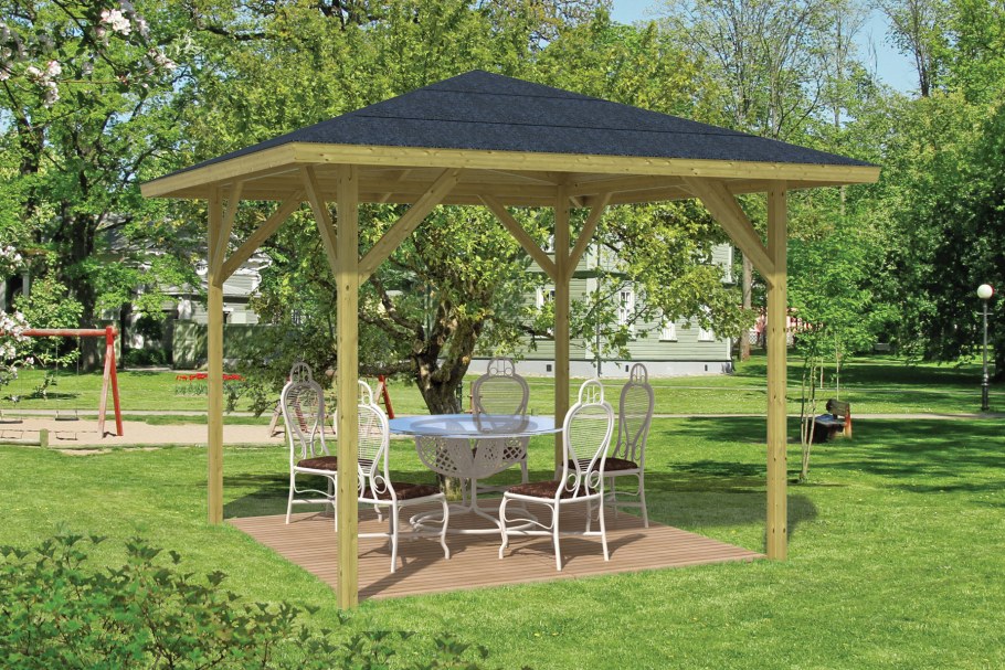 Беседки с мангалом 5на10м