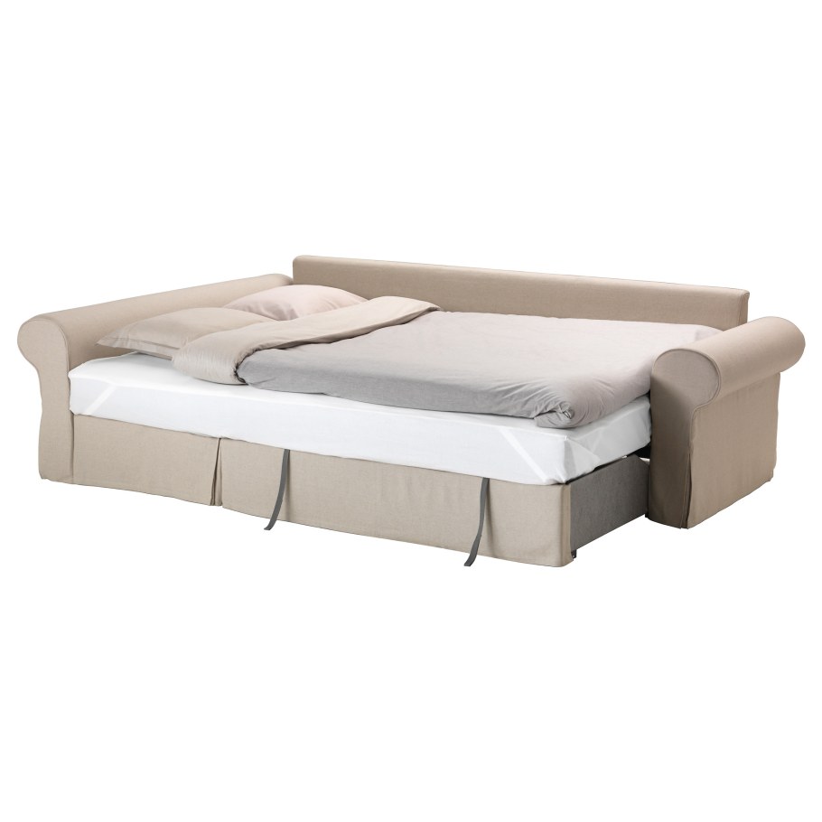 Диван раскладной икеа красный