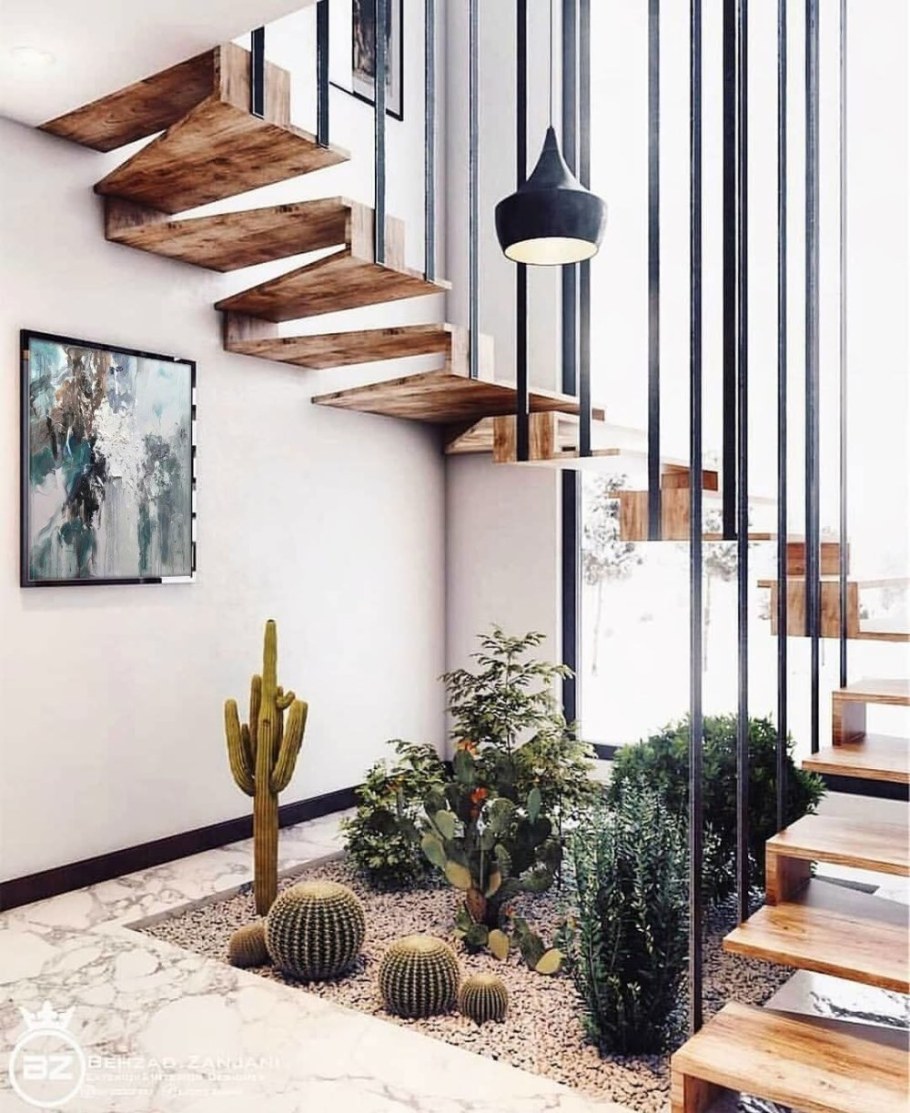 Канатные перила для лестниц