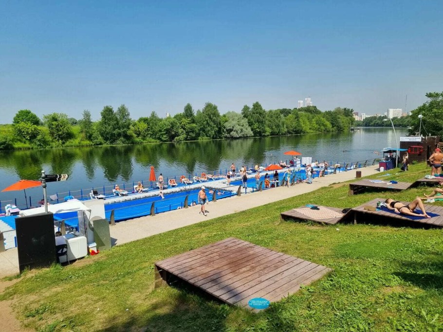 Филевский парк пляж