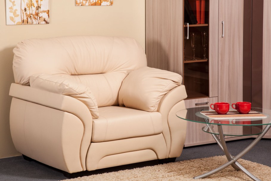 Кресло Бруклин велюр бежевый