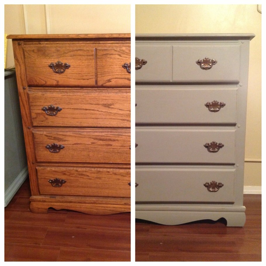 Покраска старого кухонного гарнитура