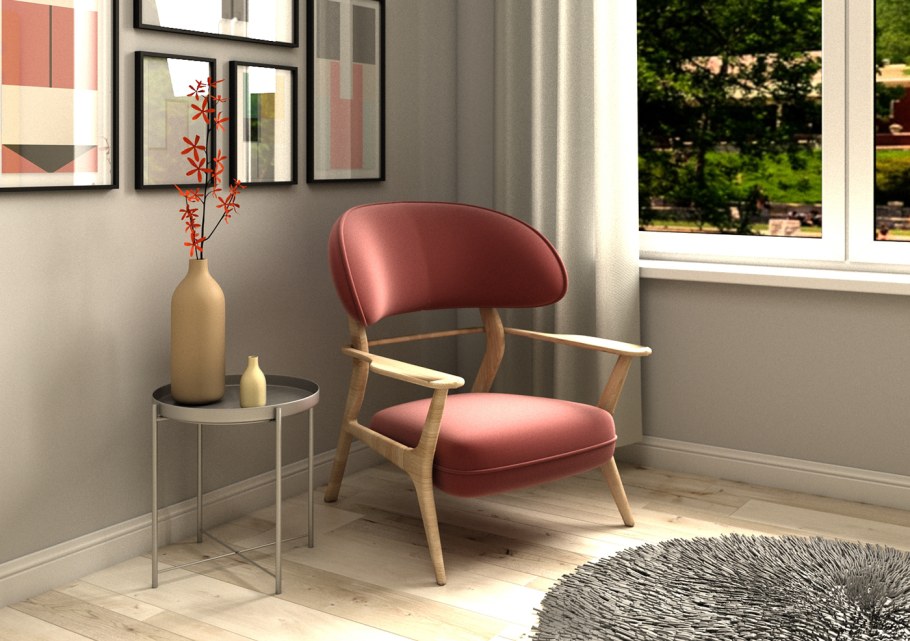 Кресло Mid Century