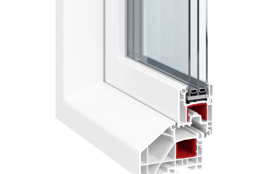 Крепление импоста VEKA К раме