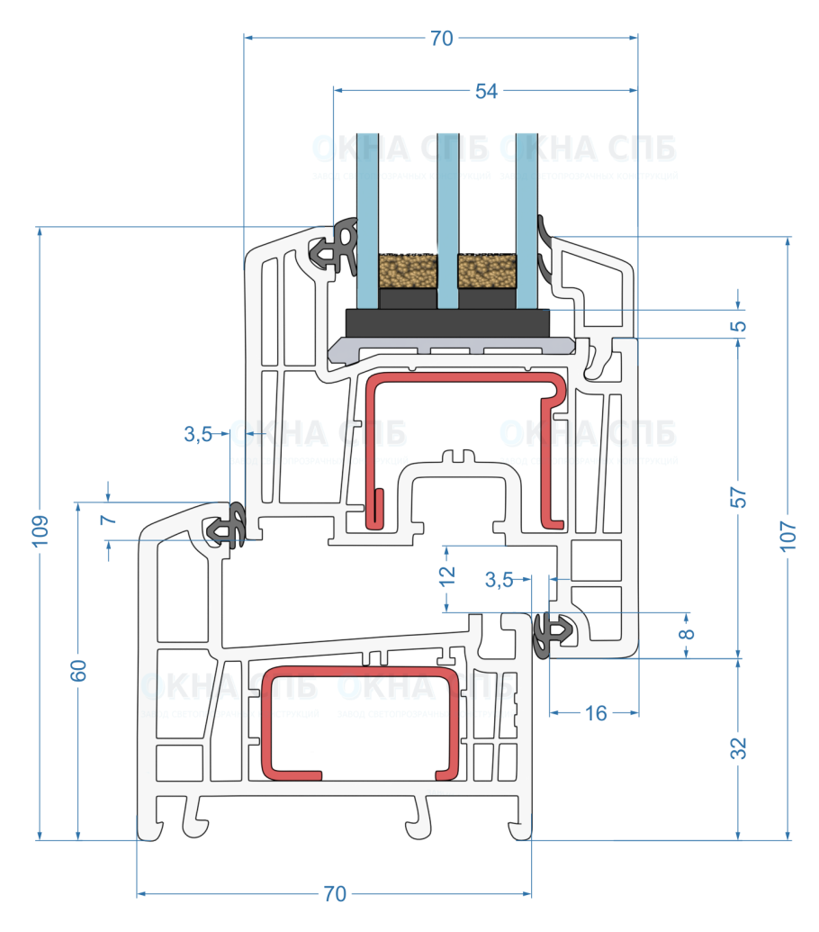Соединители VEKA 116.003