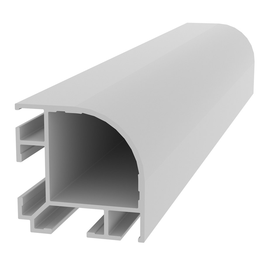 Крепление витражного остекления