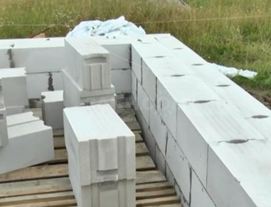 Схема кладки газобетонных блоков 400 мм