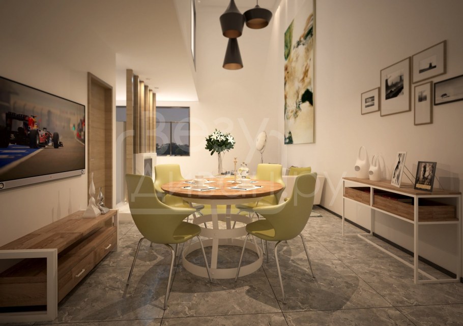 Раскладной стол-консоль лофт "Лондон - дуб табачный крафт", 1000*1000/1400*760