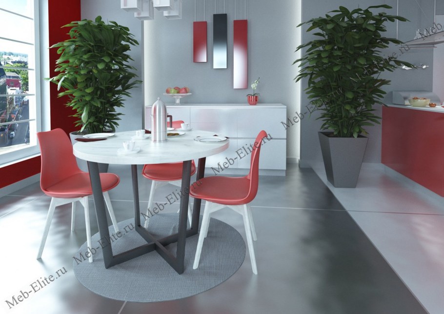 Набор мебели "Орлеан" (стол 70/70; 2 кресла 63/64/82; Техно ротанг/плетение/)