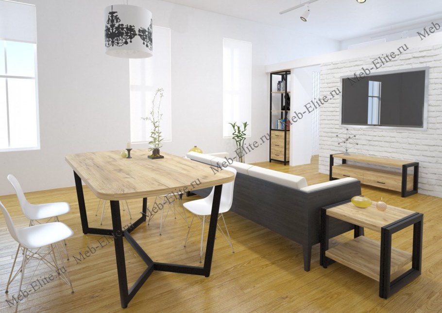 Стол Millwood Прага - дуб белый крафт