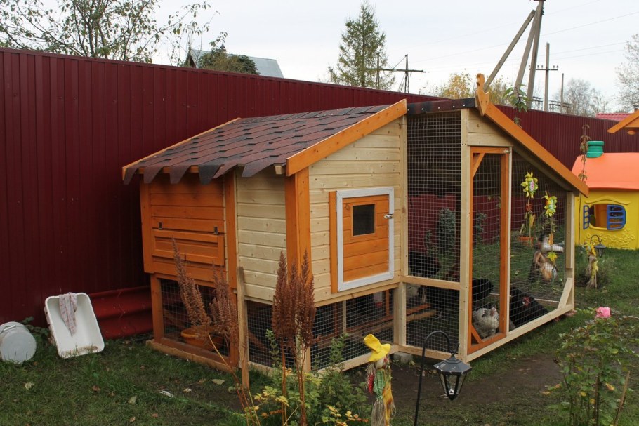 Курятник вольер на 20 кур передвижной
