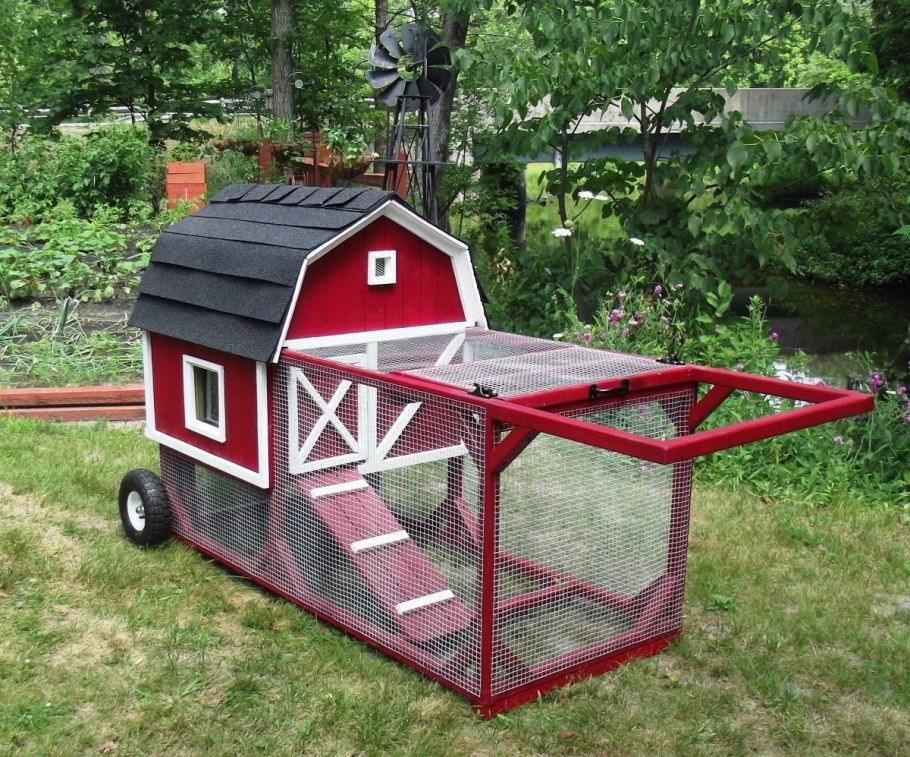 Летний курятник для несушек на 5 кур