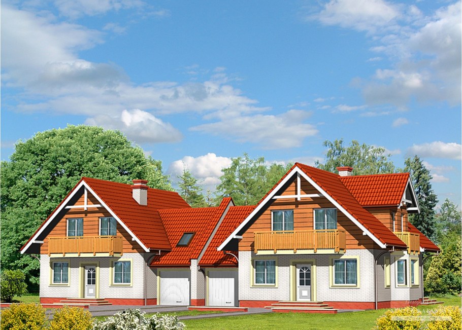 Мансарда в двухквартирном доме