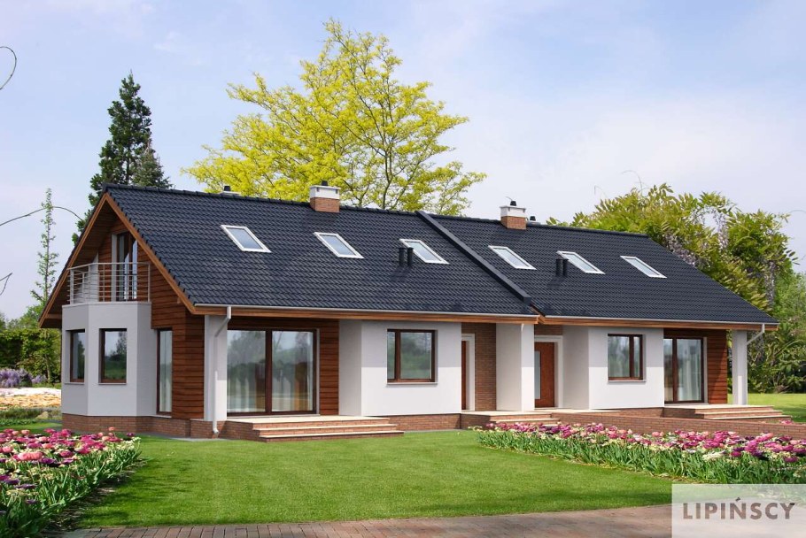 Двухквартирный дом проект