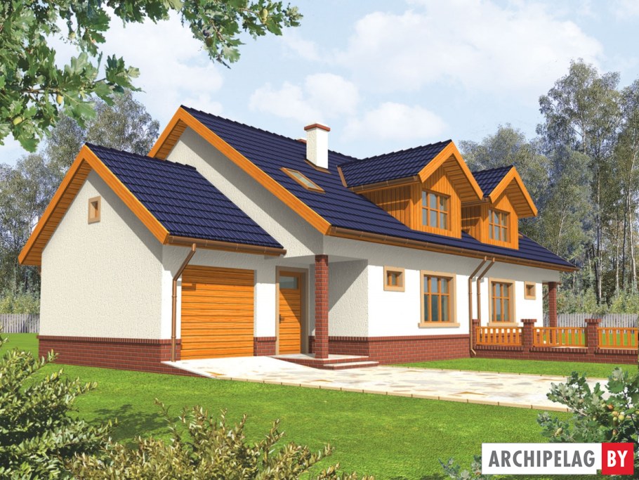 Дуплекс 80 м2 с мансардой