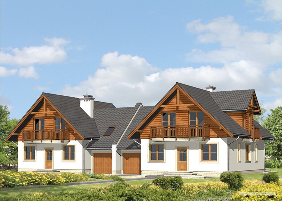 Мансарда в двухквартирном доме