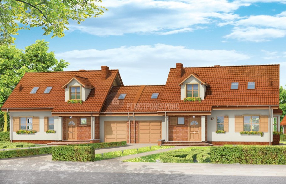 Небольшой дом на две семьи