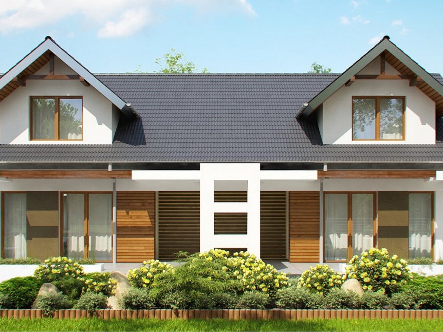 Проект Дюплекс 2 семьи