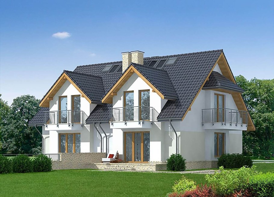 Проект дуплекс 200 м