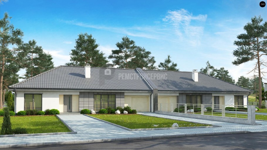 Двухэтажный дуплекс с гаражом