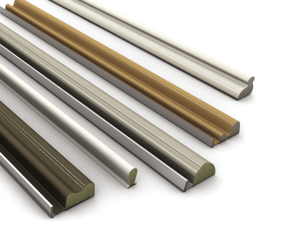 Уплотнитель в ПАЗ межкомнатных дверей с притвором 10мм коричневый