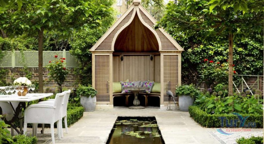 Беседка своими руками из подручных материалов