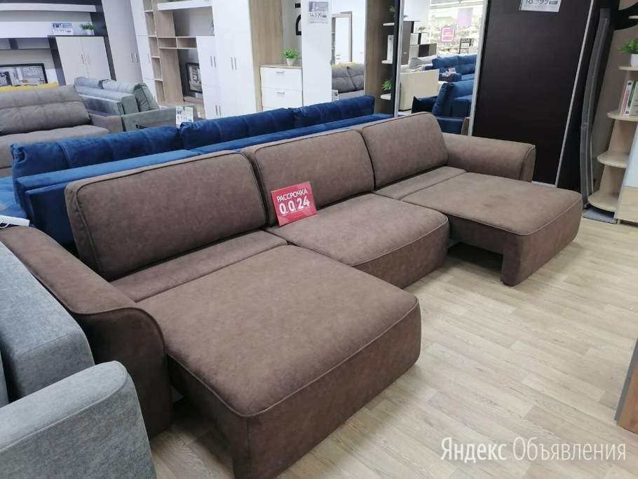 Диван Кинг серый шенилл