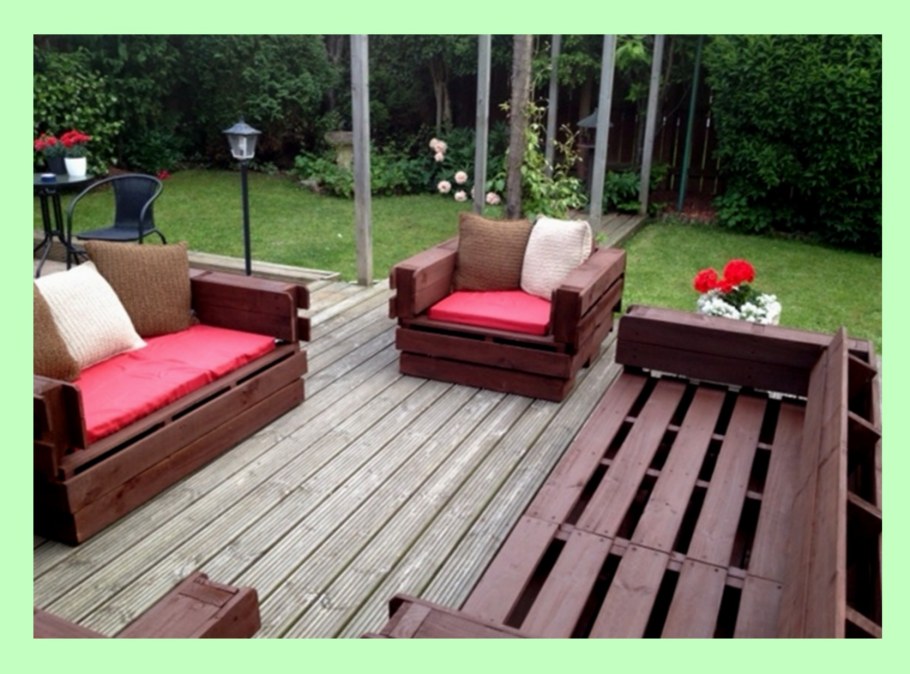 Садовая мебель из паллет