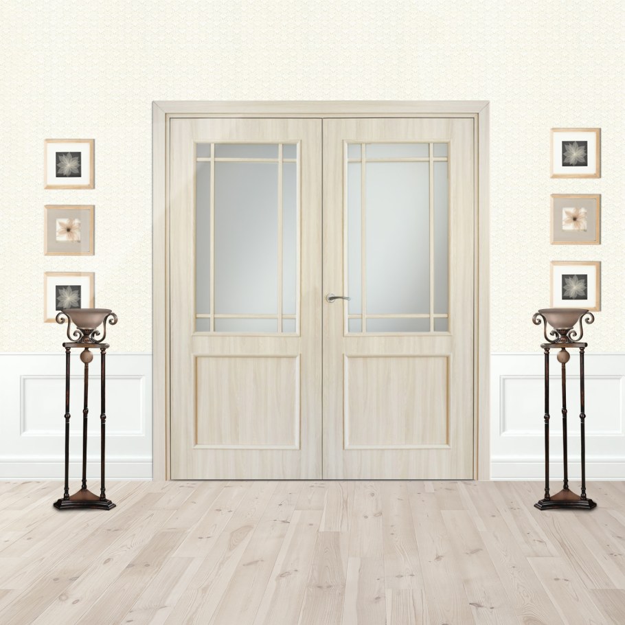 Двустворчатые двери Leroy Merlin