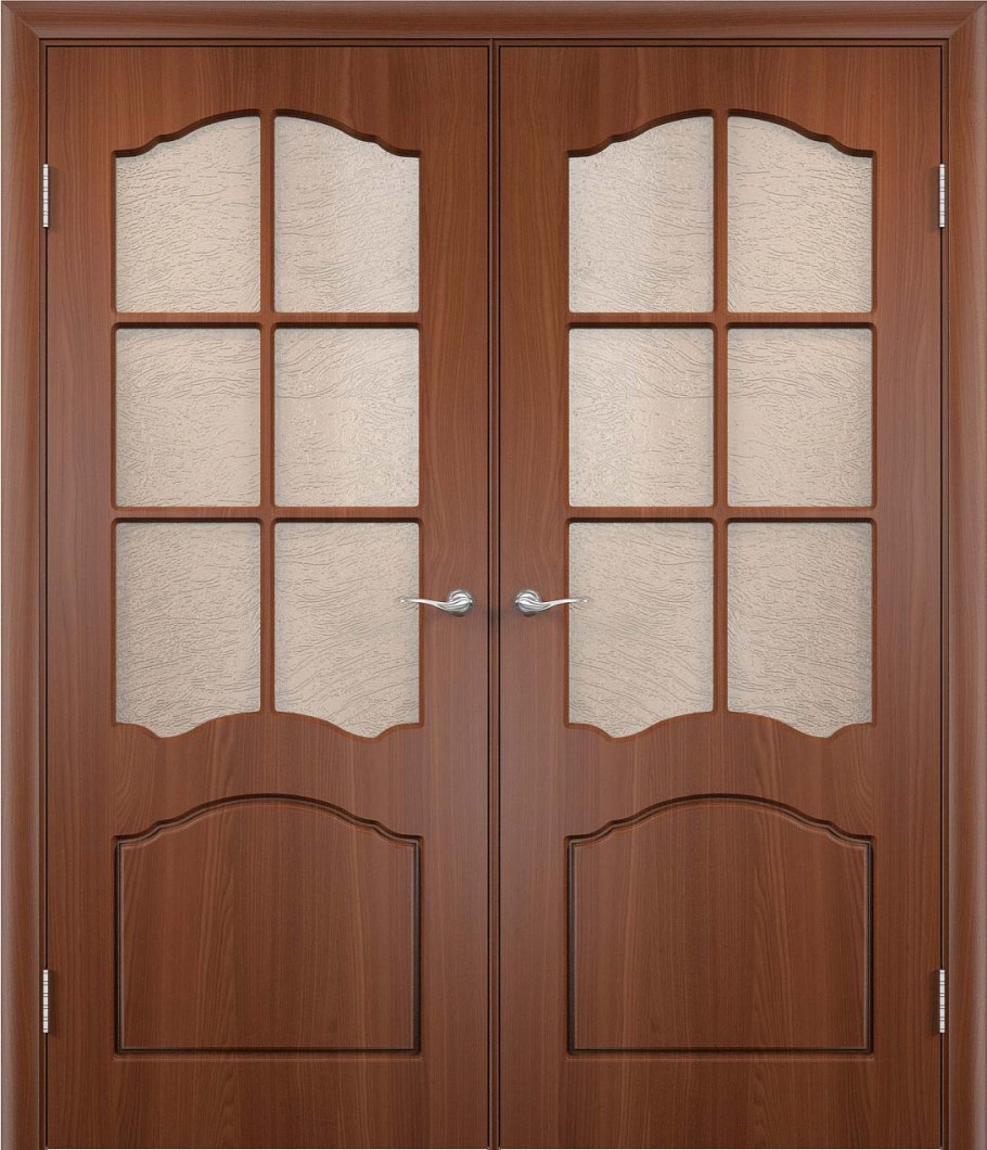 Двери распашные двустворчатые s25