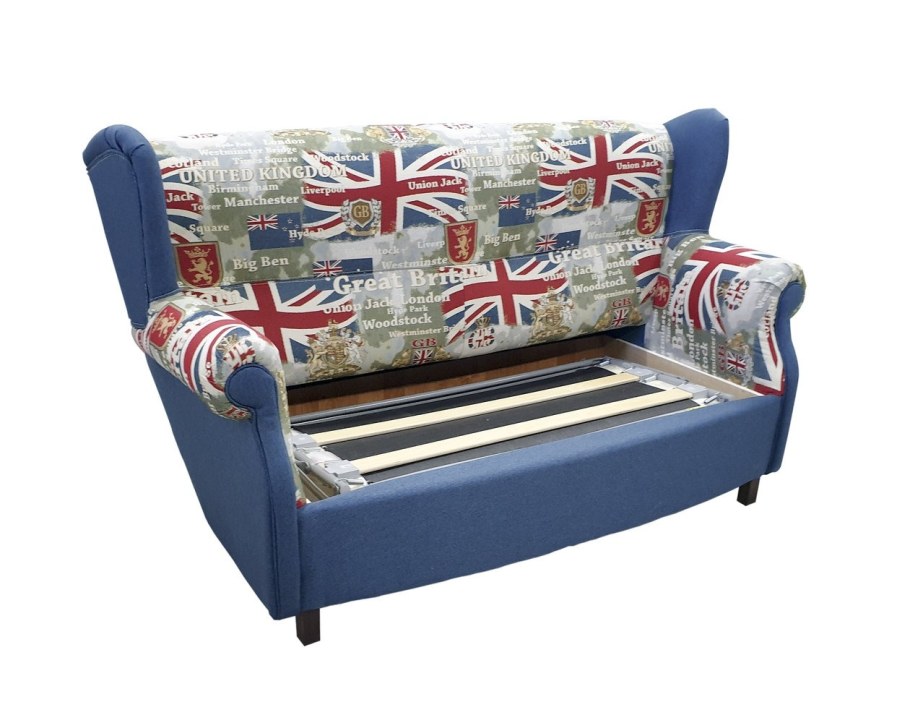 Диван с британским флагом клик клак