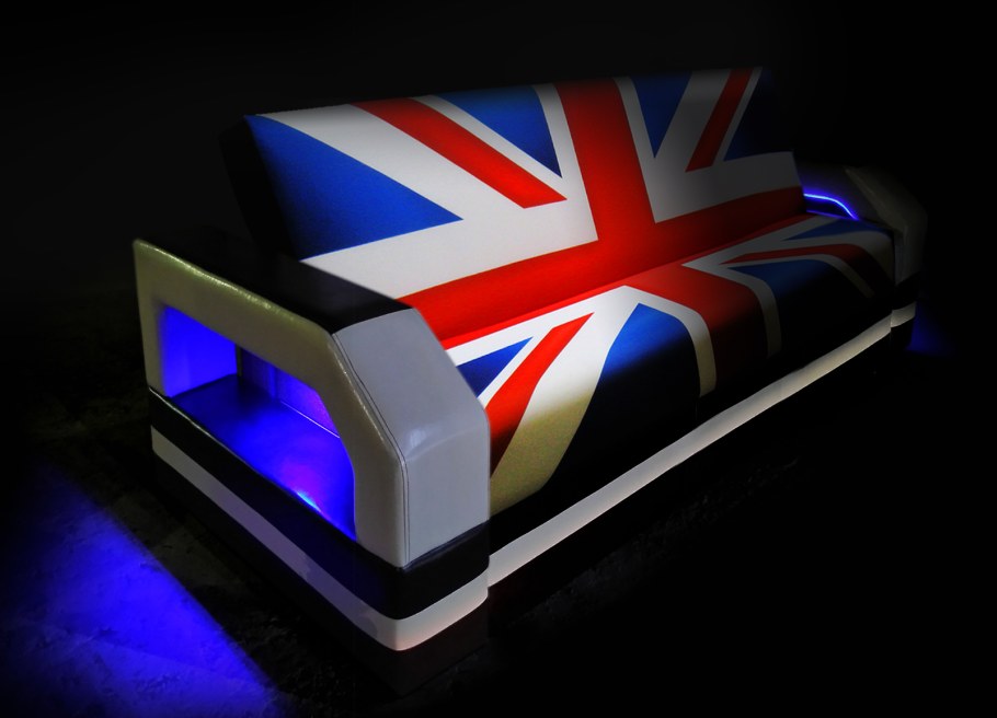 Диван книжка британский флаг