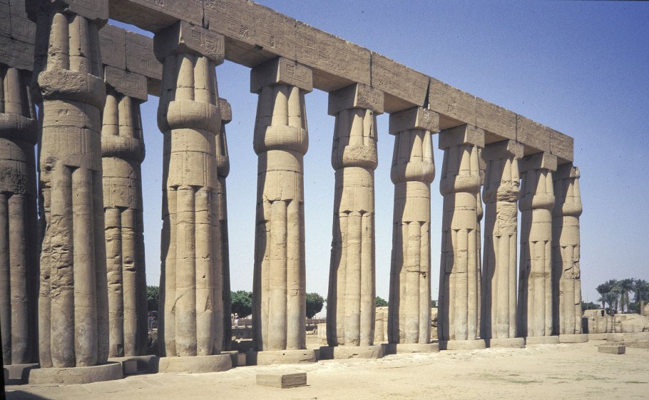 Луксорский храм Египет фрески