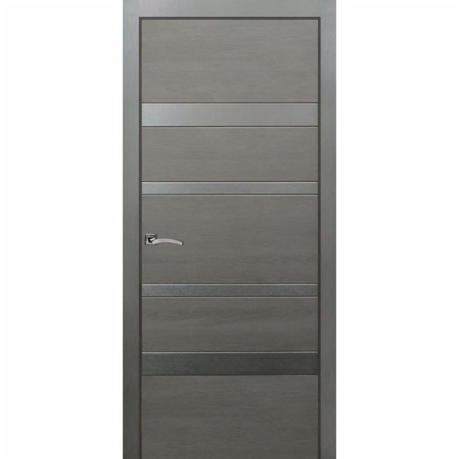 Дверь межкомнатная VFD Light 7 дуб трюфель 60x200 см остекленная