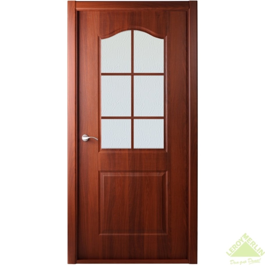 Дверь межкомнатная остеклённая Капричеза 800x2000 мм