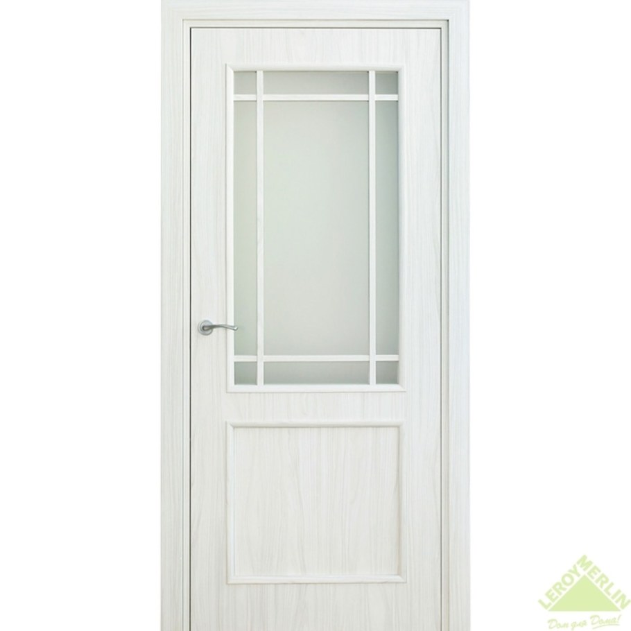 Дверь межкомнатная Браво 24 остекленная Леруа Мерлен