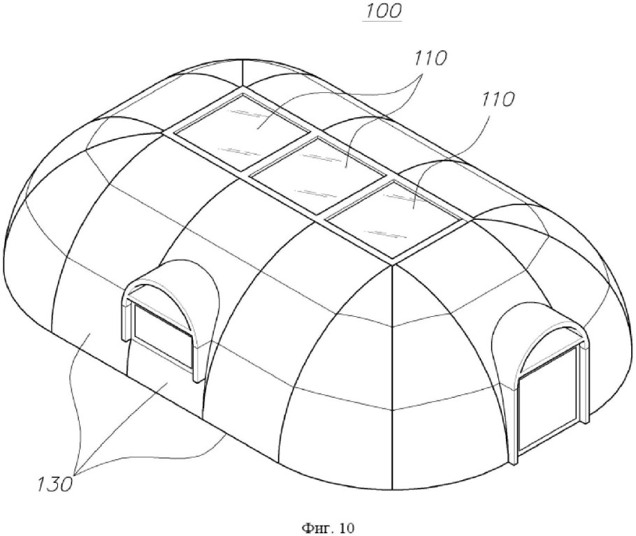 Сводчатая кровля чертежи