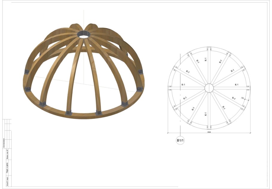 Палатка пирамида чертеж