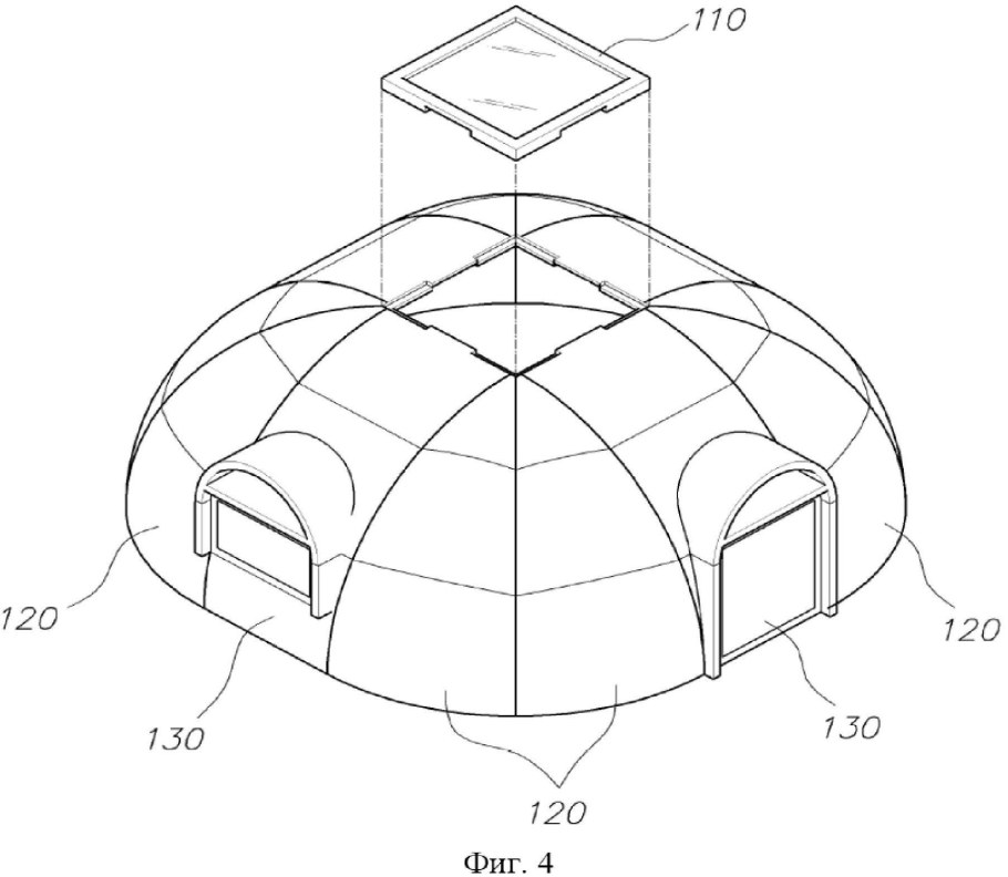 Беседка геокупол чертеж