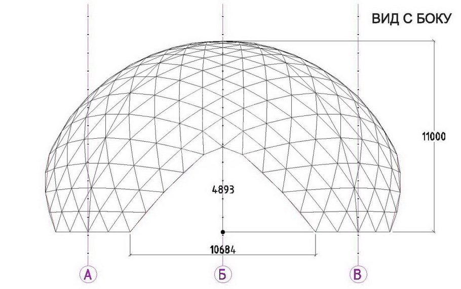 Развертка купола