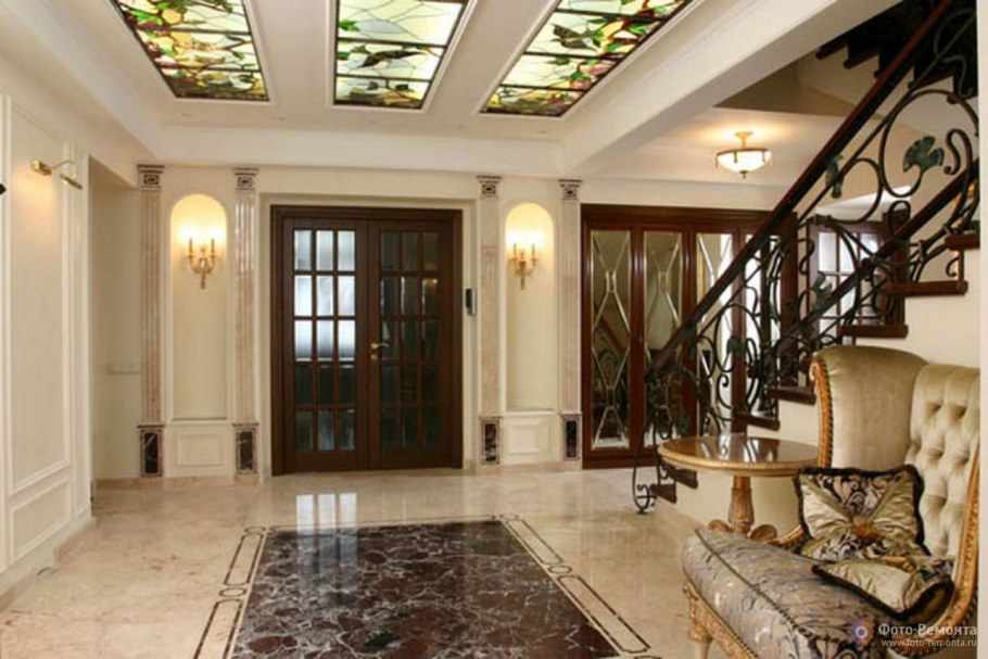 Интерьер коттеджа в классическом стиле