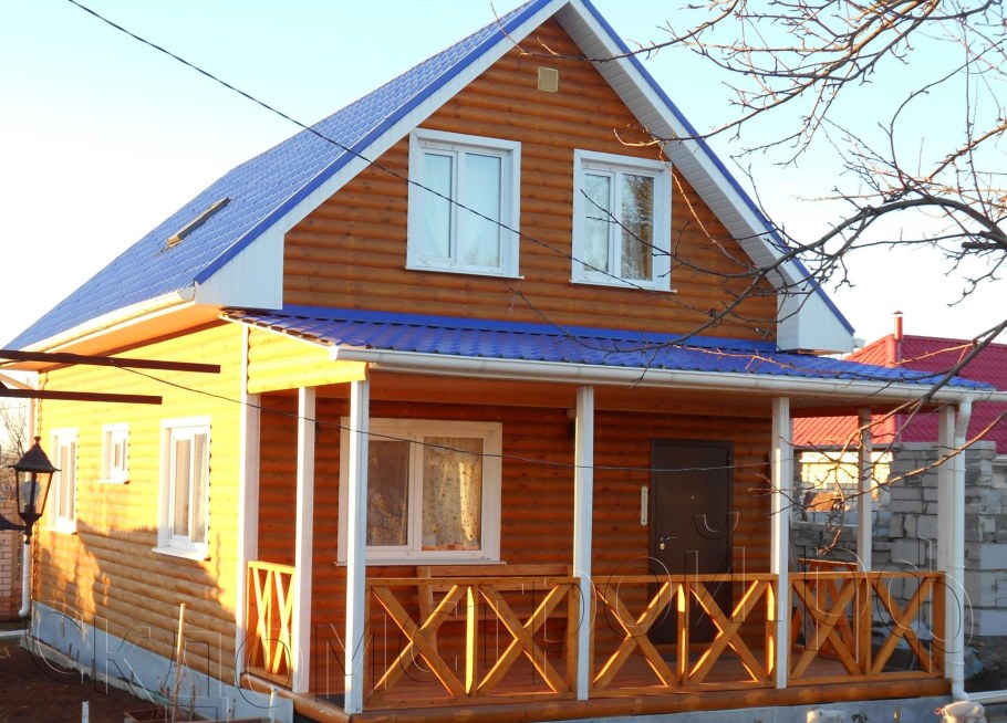 Пристройка к деревенскому дому