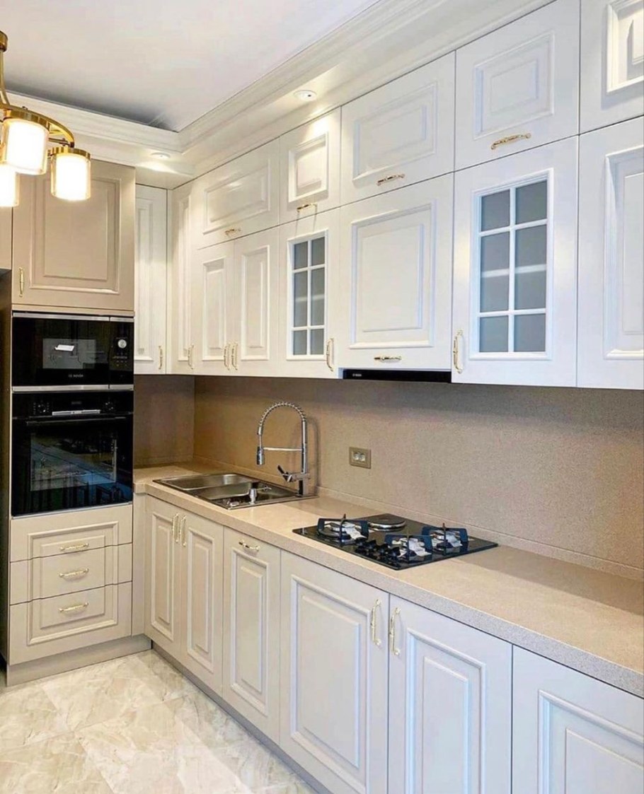 Кухня прямая 4 метра в доме Хай тек