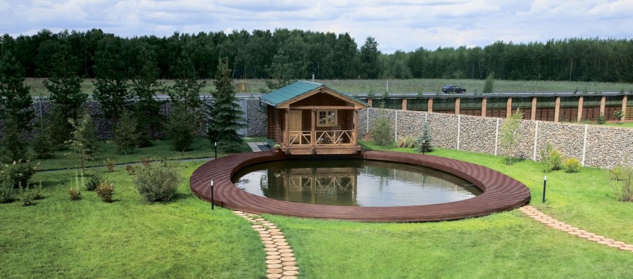 Терраса с бассейном