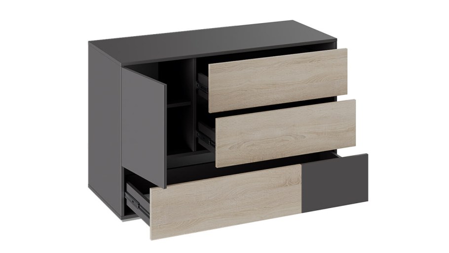 Шкаф купе 1000 дуб трюфель