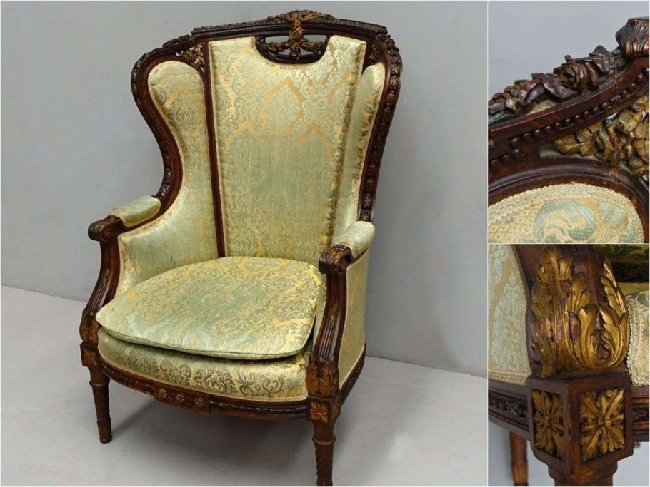 Кресло Бержер рококо